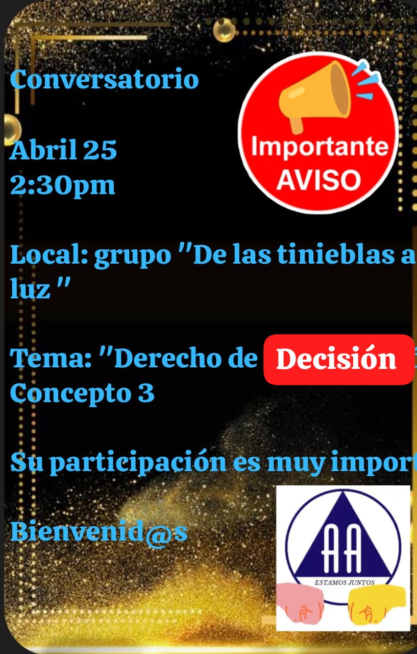 Conversatorio – Derecho de Decisión (Concepto 3)