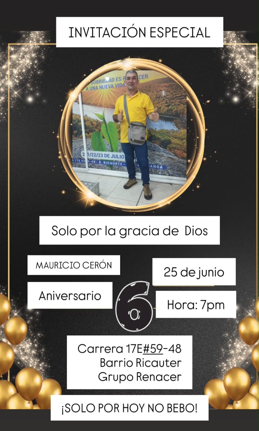 6° Aniversario de Recuperación – Mauricio Cerón
