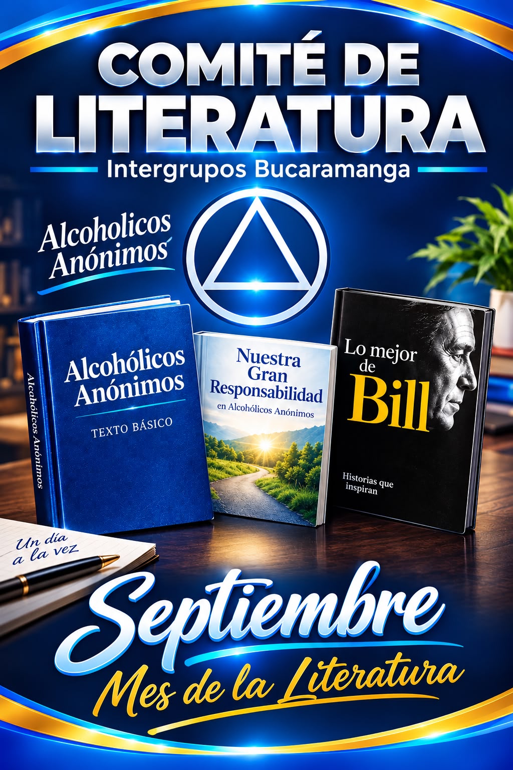 Comité de Literatura de Intergrupos Bucaramanga, Septiembre Mes de la Literatura de Alcohólicos Anónimos